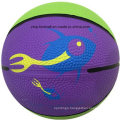 Colorful Basketball with Silver Line New Design